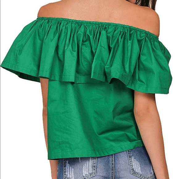 Off-Shoulder Ruffle Top - Picture 2 of 3